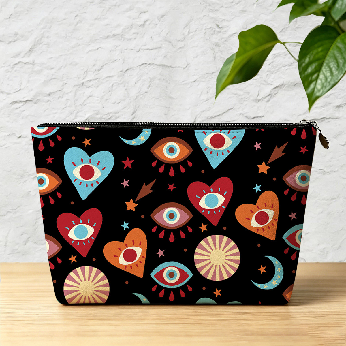 Purplehecate The Enchanted Eye of Love Zip Makeup Bag
