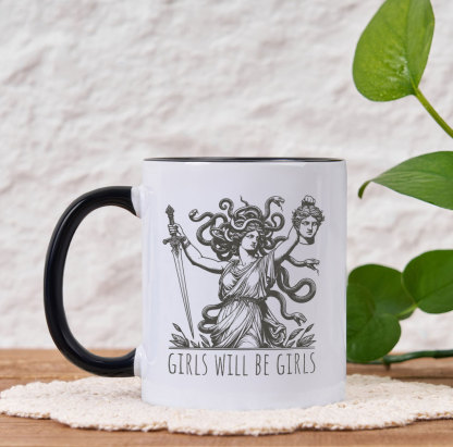 Purplehecate Girls Will Be Girls Medusa Mug