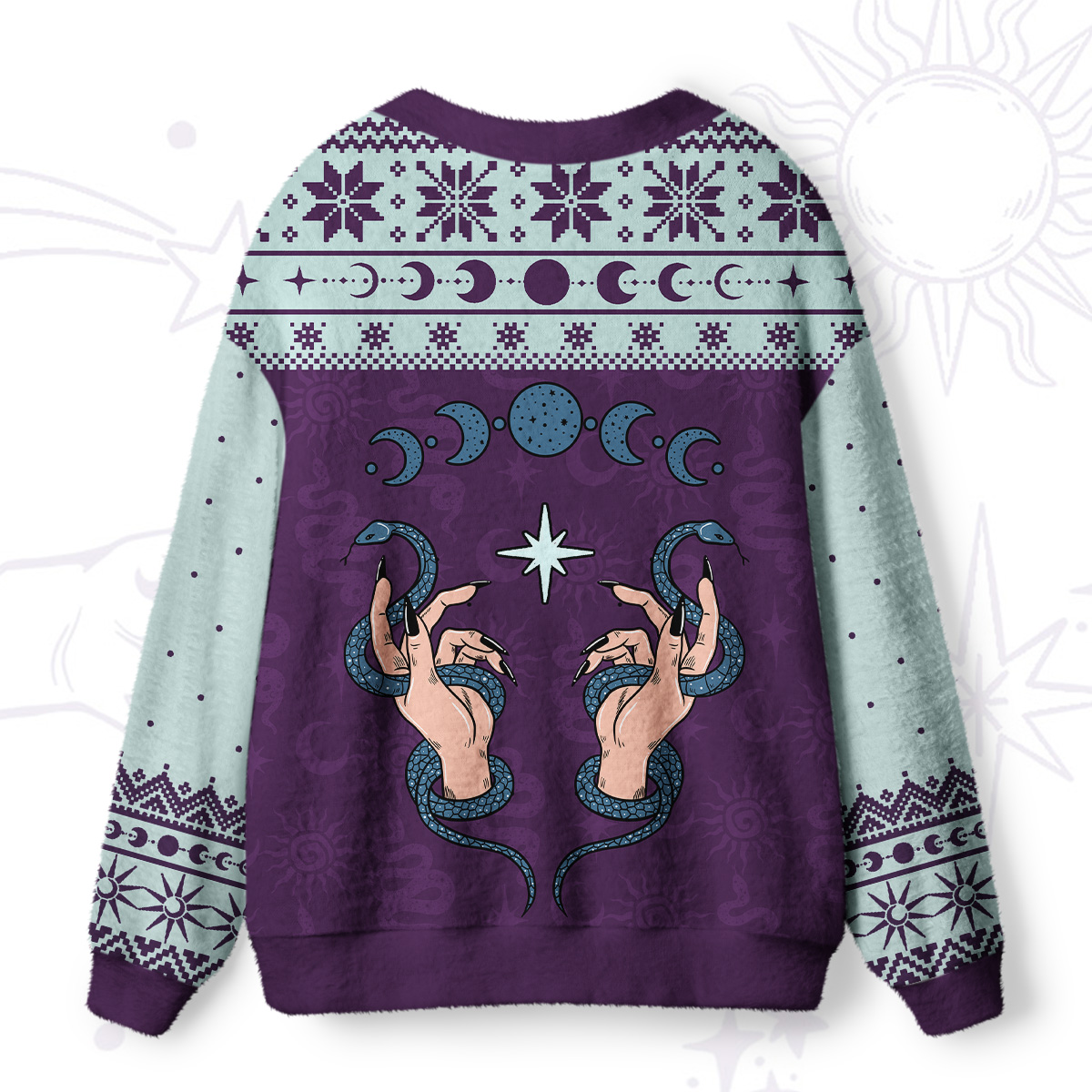 Purplehecate Stay Weird Ugly Cardigan Sweaters