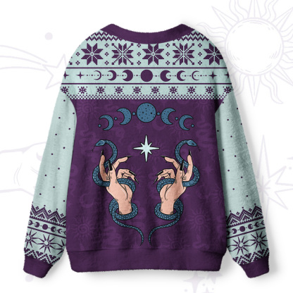 Purplehecate Stay Weird Ugly Cardigan Sweaters