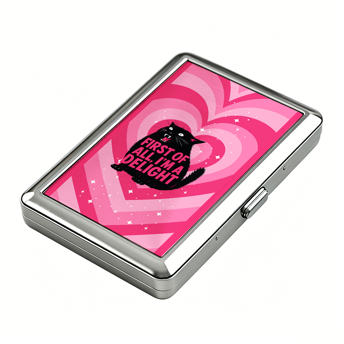 Purplehecate First Of All I'm A Delight Cat Cigarette Case