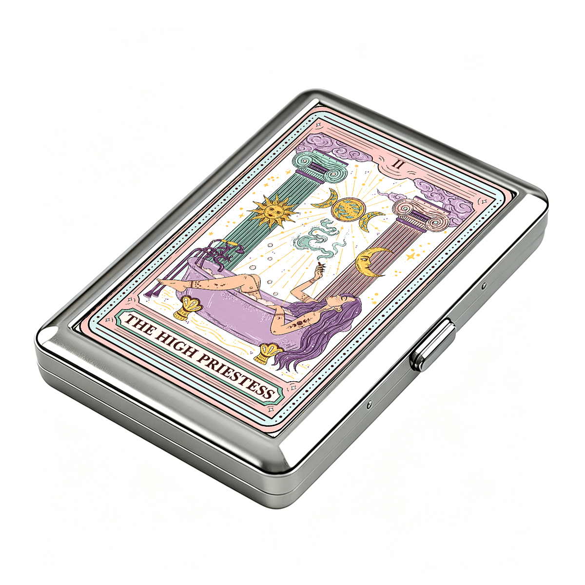 Purplehecate The High Priestess Tarot Cigarette Case
