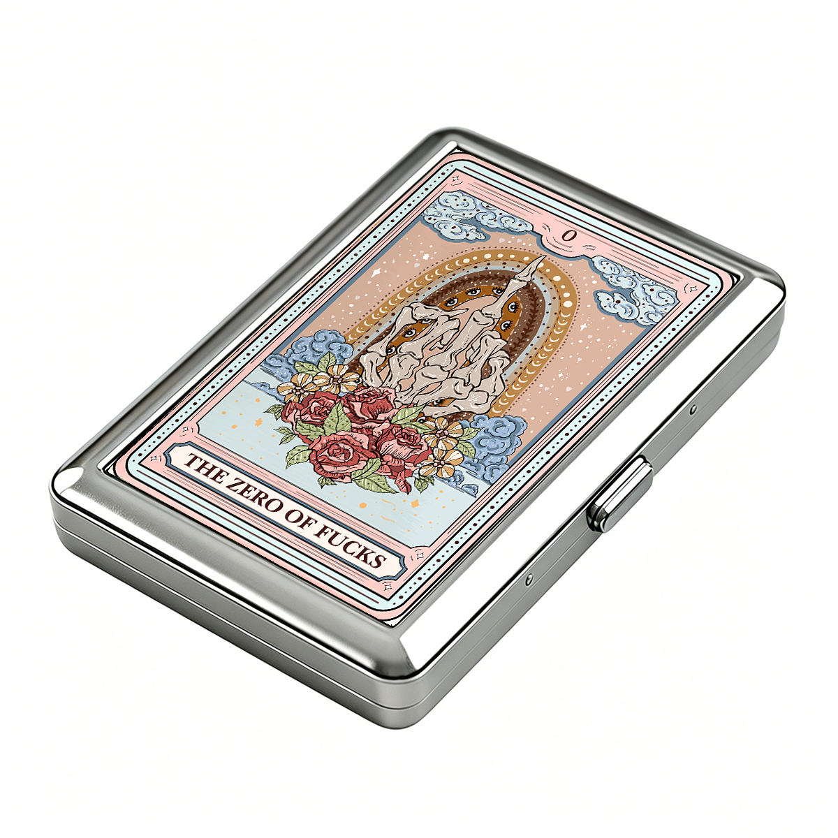 Purplehecate The Zero Of Fucks Tarot Cigarette Case