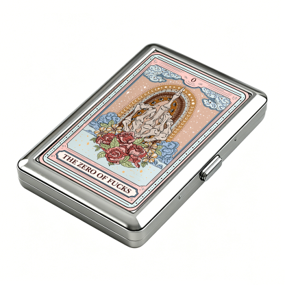 Purplehecate The Zero Of Fucks Tarot Cigarette Case
