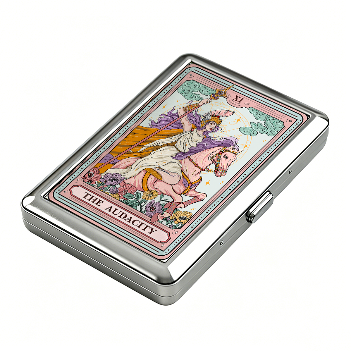 Purplehecate The Audacity Tarot Card Cigarette Case