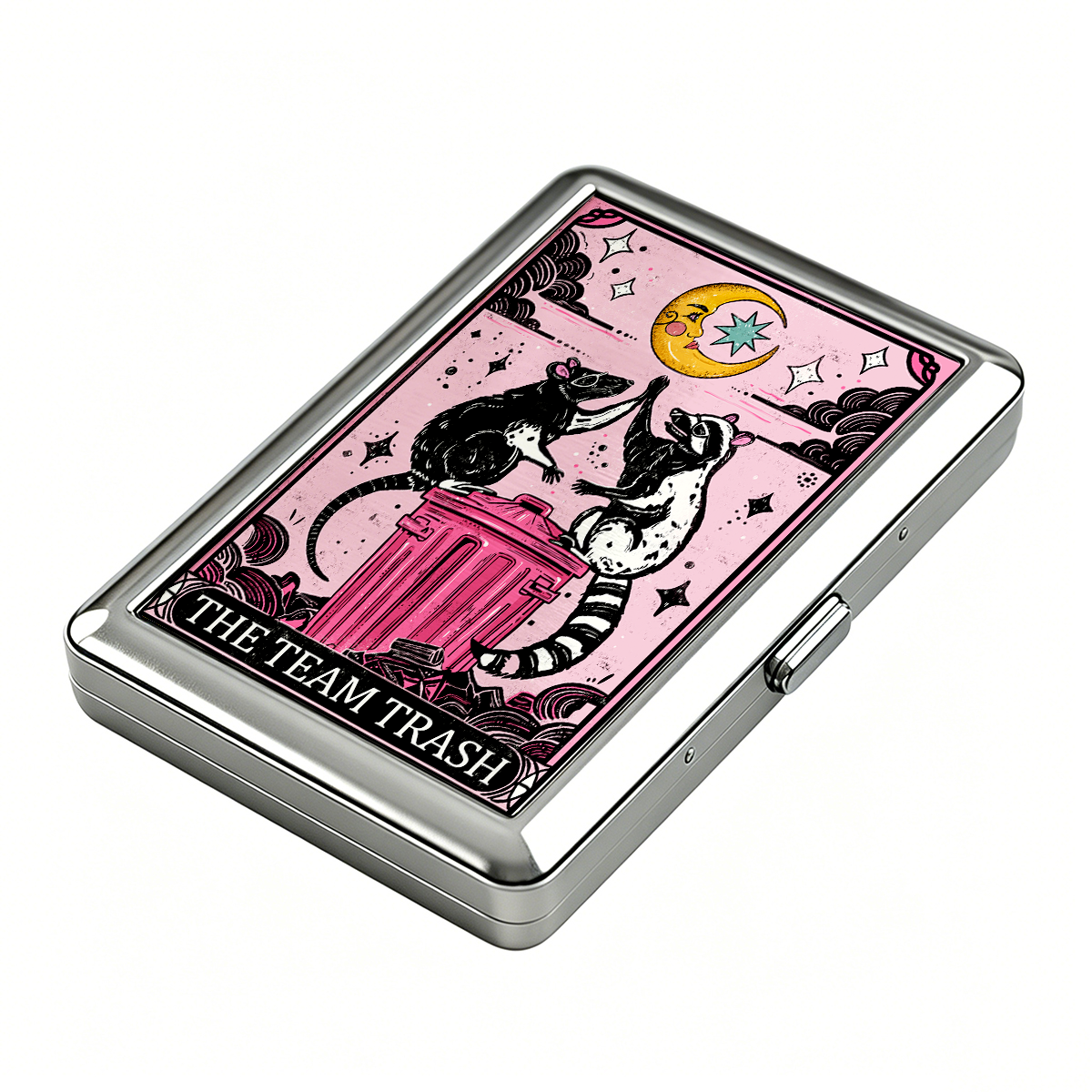 Purplehecate The Team Trash Opossum Tarot Cigarette Case
