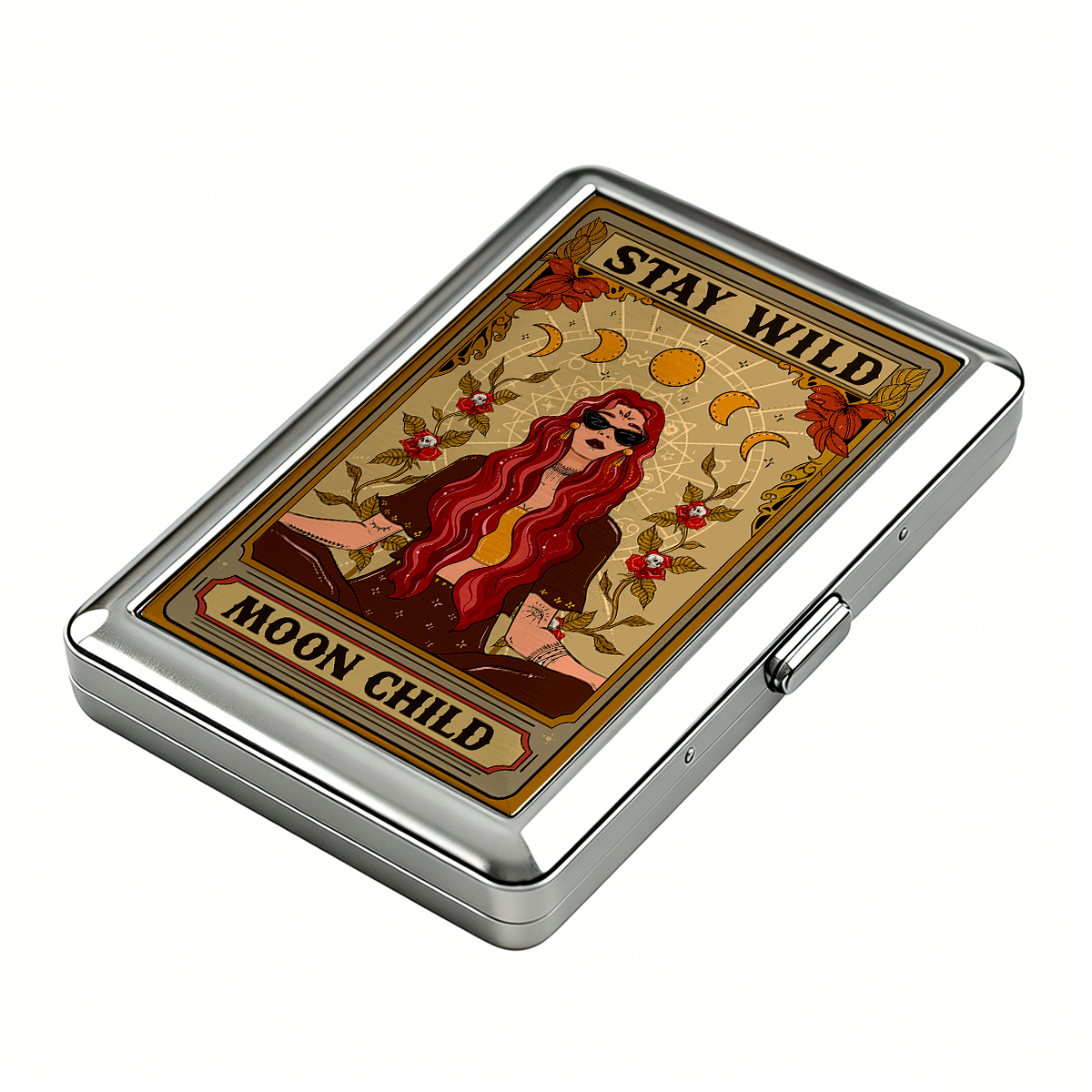 Purplehecate The Stay Wild Moon Child Oracle Card Cigarette Case
