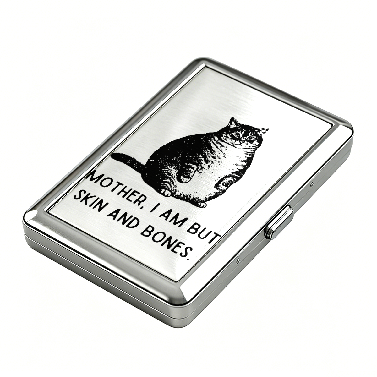 Purplehecate Cat Mother I Am But Skin And Bones Cigarette Case