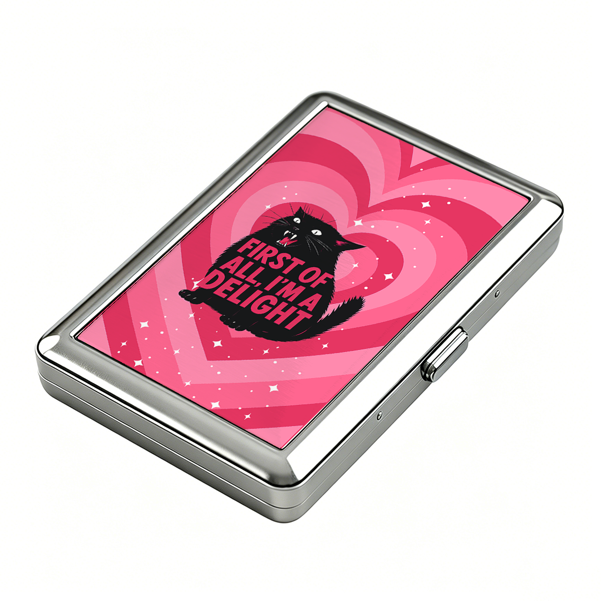 Purplehecate First Of All I'm A Delight Cat Cigarette Case