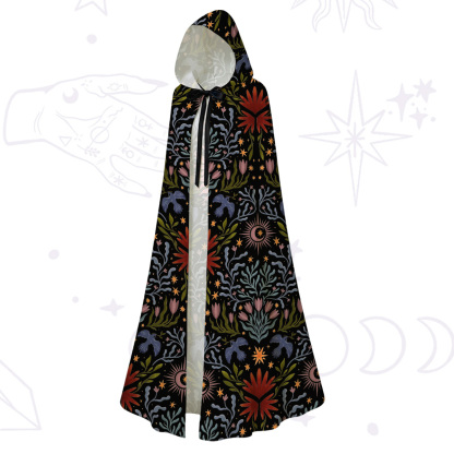 Purplehecate Sacred Flame Heart Hooded Cloak