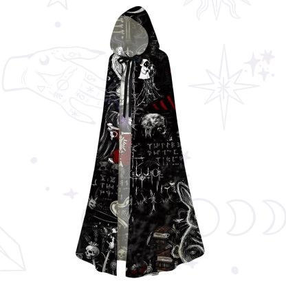Purplehecate Gothic Cursed Bunny Ritual Hooded Cloak