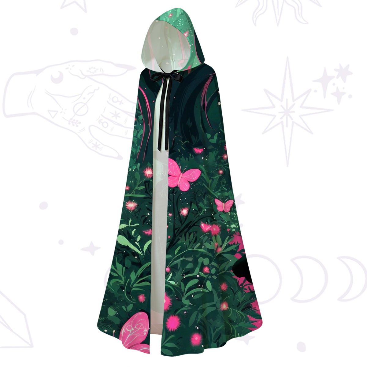 Purplehecate Witchy Forest Hooded Cloak