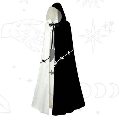 Purplehecate Grim Skeleton King Hooded Cloak
