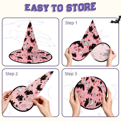 Purplehecate Cryptid Mothman Witch Hat