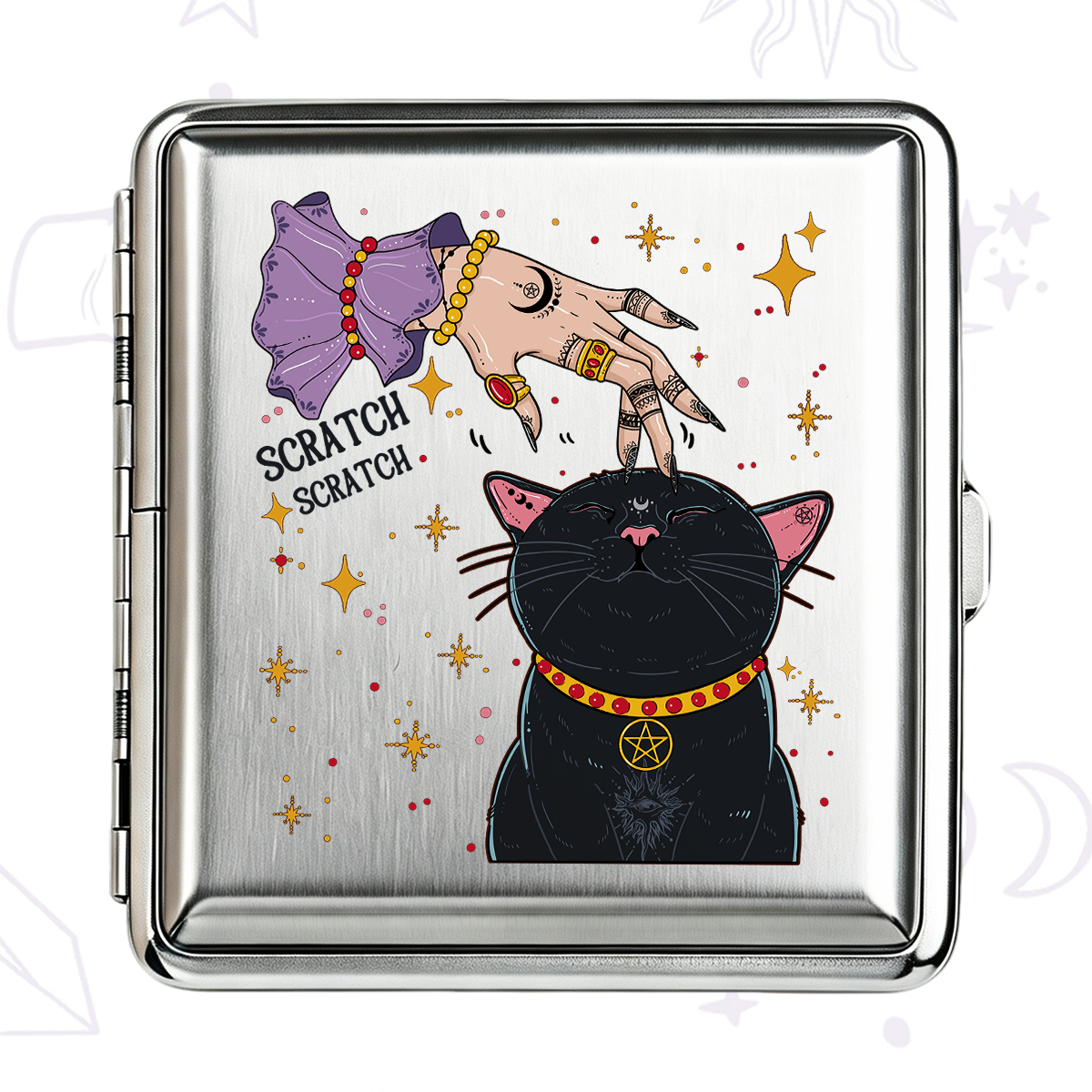 Purplehecate Witch's Cat Scratch Cigarette Case