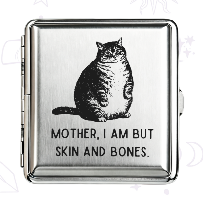 Purplehecate Cat Mother I Am But Skin And Bones Cigarette Case