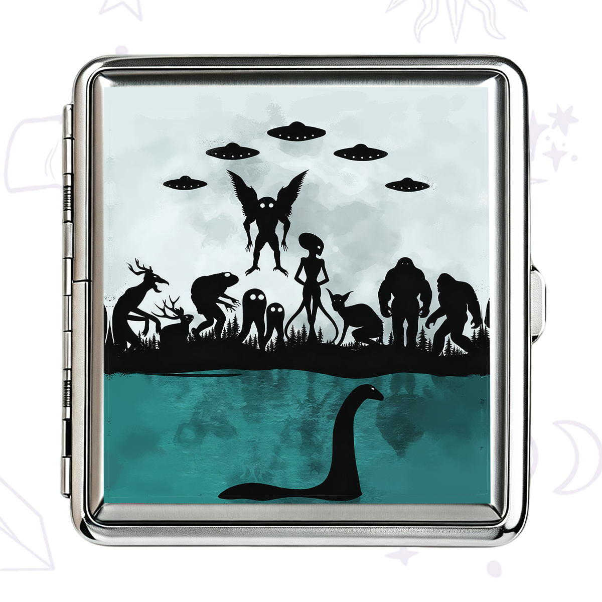 Purplehecate Alien Lake Monster Encounter Cigarette Case
