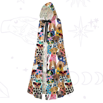 Purplehecate Puppy Parade Hooded Cloak