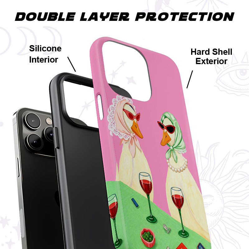 Purplehecate Tipsy Goose Wine Party Phone Case