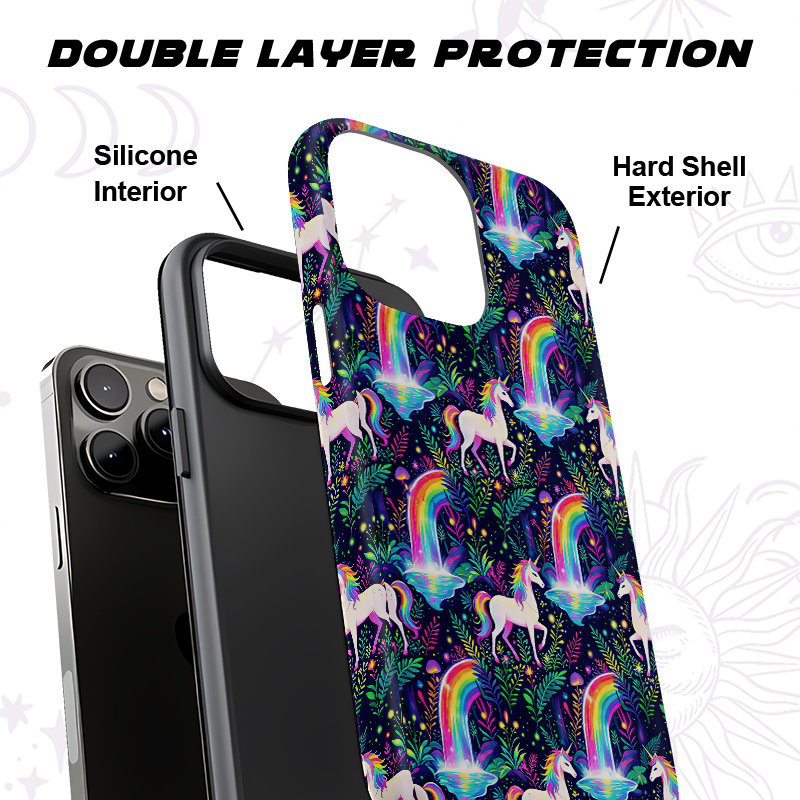 Purplehecate Rainbow Forest Unicorn Magic Phone Case