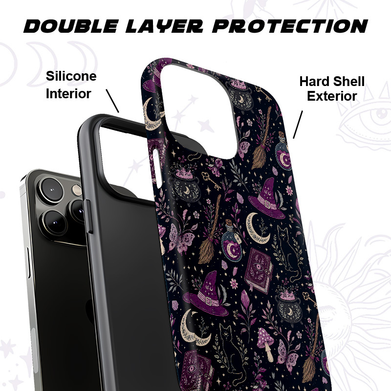 Purplehecate Witchcraft Spellbook Phone Case