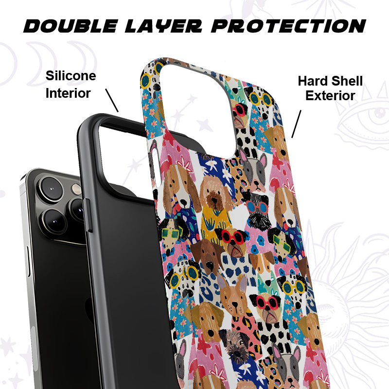 Purplehecate Puppy Parade Phone Case