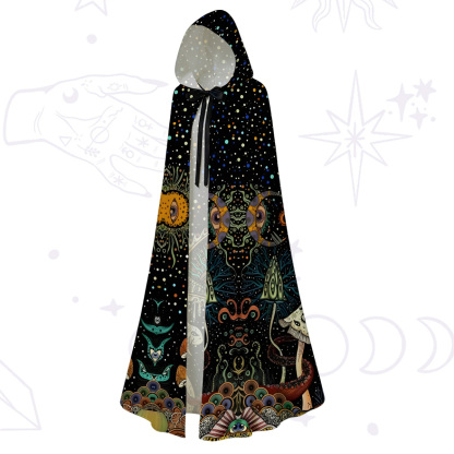 Purplehecate The Eyes of Nature Hooded Cloak