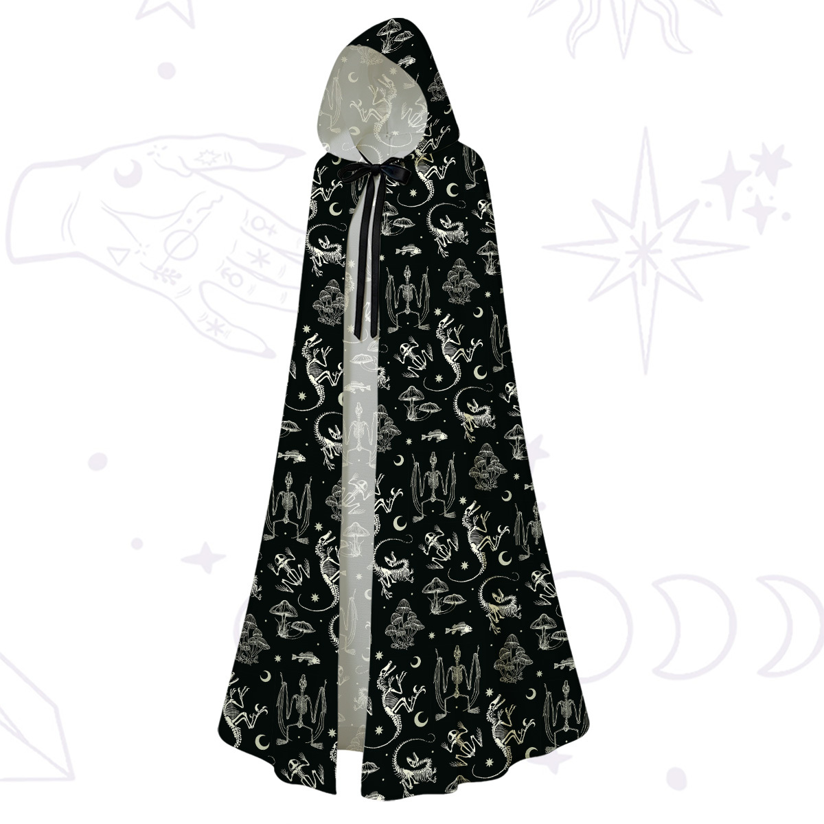 Purplehecate Prehistoric Fantasy Hooded Cloak