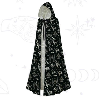 Purplehecate Prehistoric Fantasy Hooded Cloak