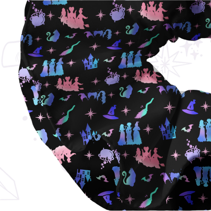 Purplehecate Spellbound Sisters Double Layer Scrunchie