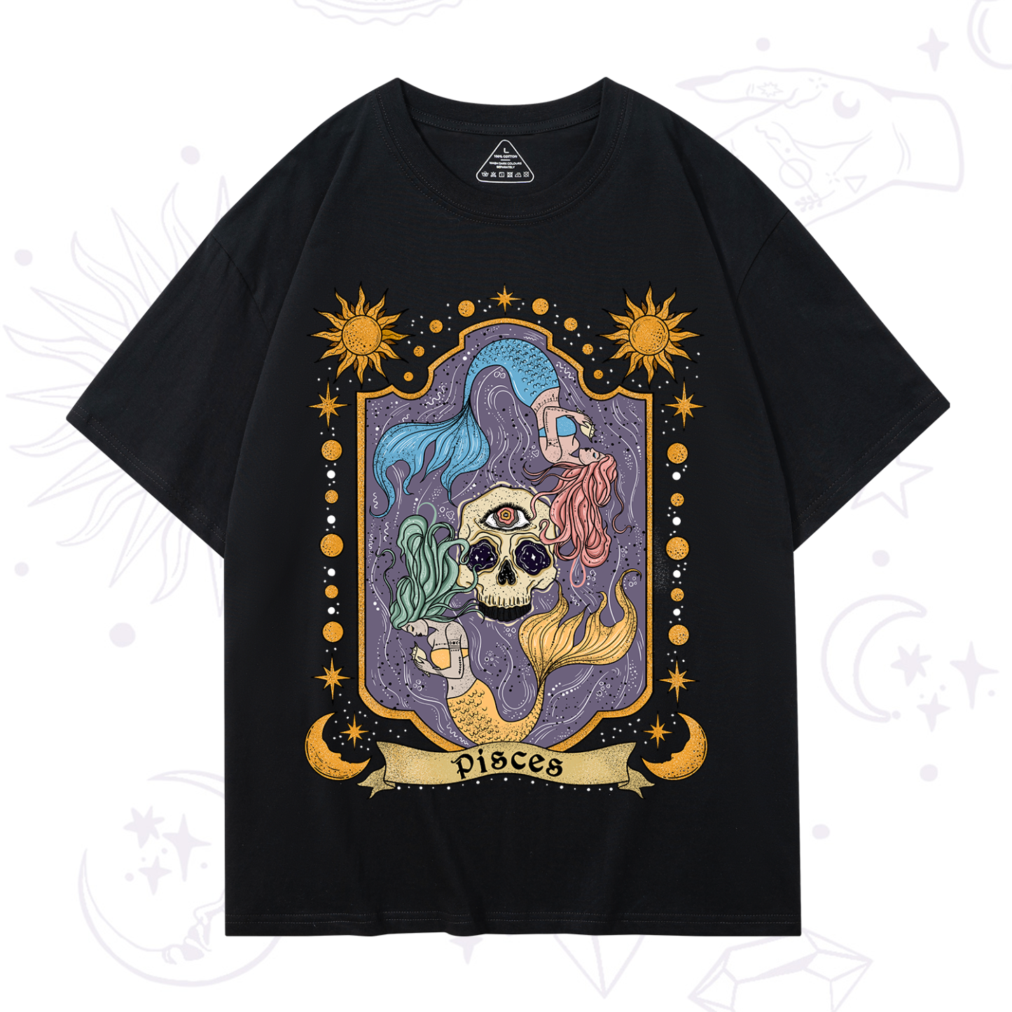 Magic Purplehecate Pisces Zodiac T-Shirt