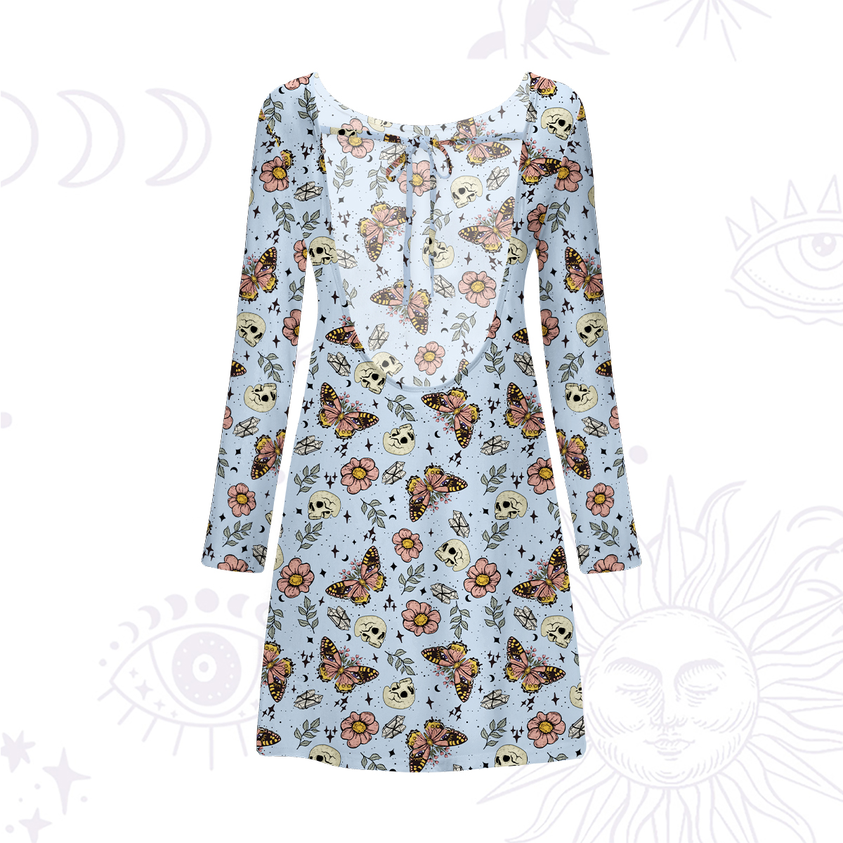 Purplehecate The Endings Won't End You Beachwear Cover-Up Dress