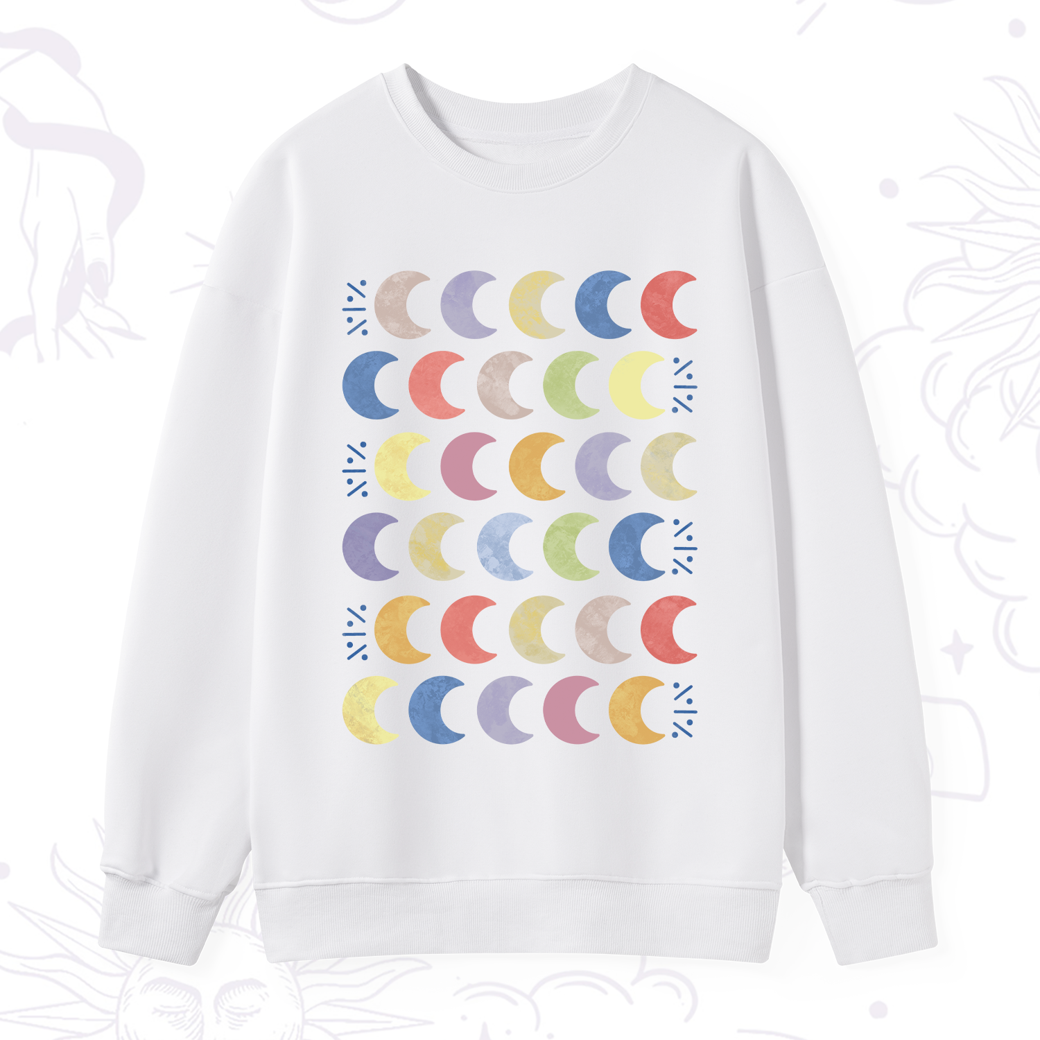 Purplehecate Every Phase Of Me Sweatshirt