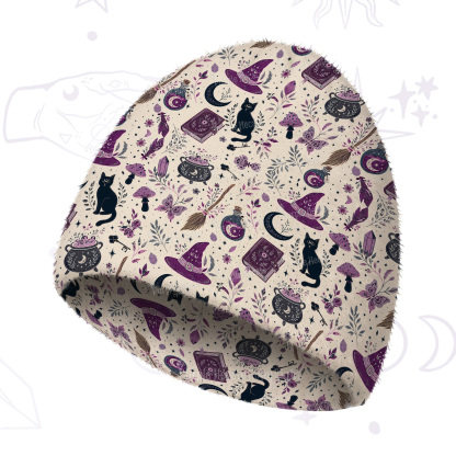 [Copy]Purplehecate Cryptid Mothman Fuzzy Knit Beanie