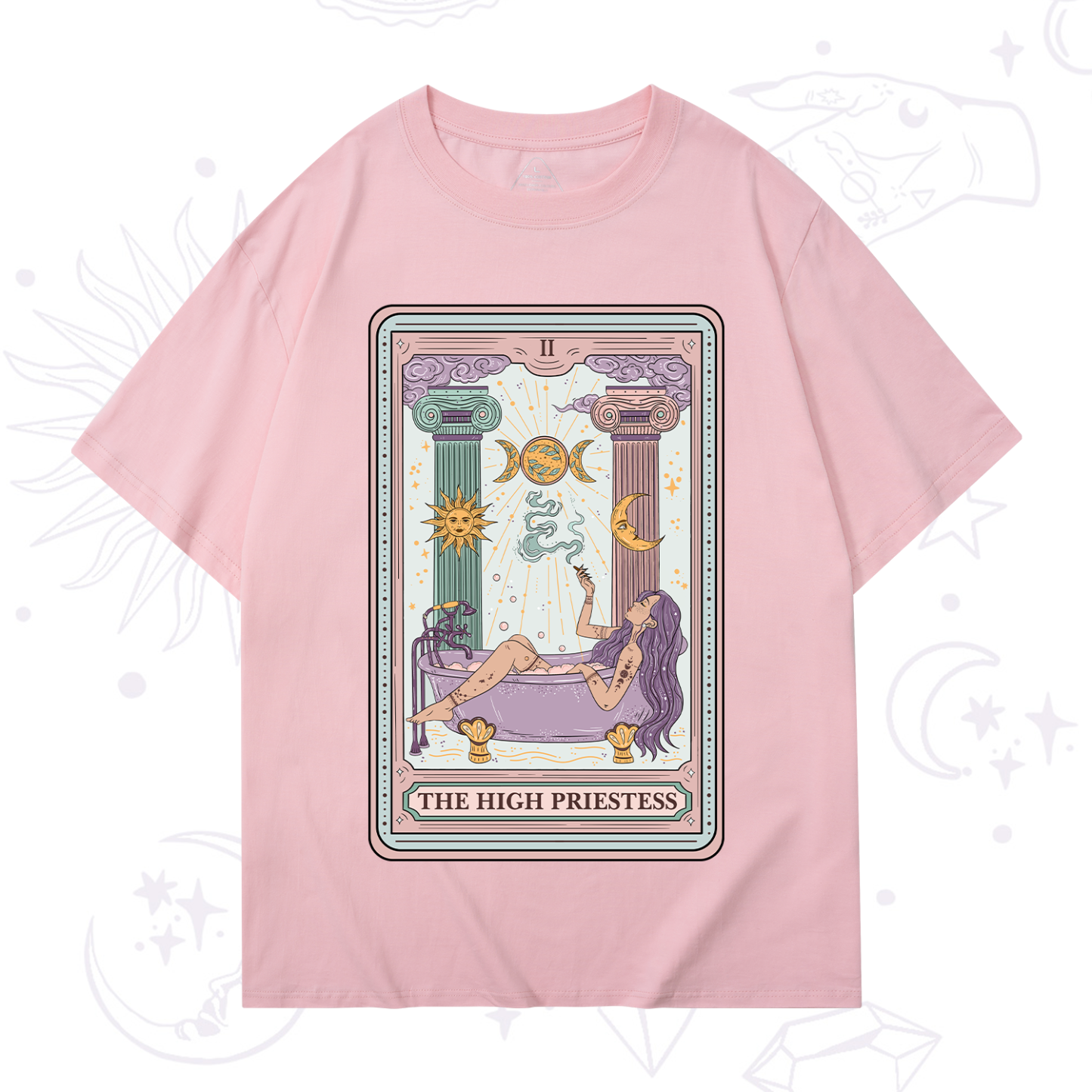 Purplehecate The High Priestess Tarot T-Shirt