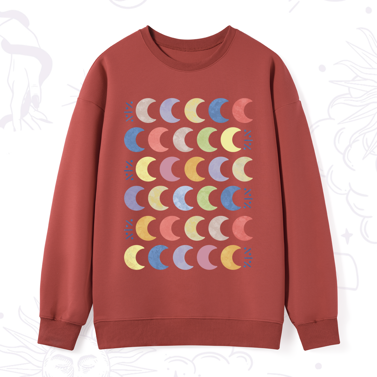 Purplehecate Every Phase Of Me Sweatshirt