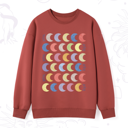Purplehecate Every Phase Of Me Sweatshirt