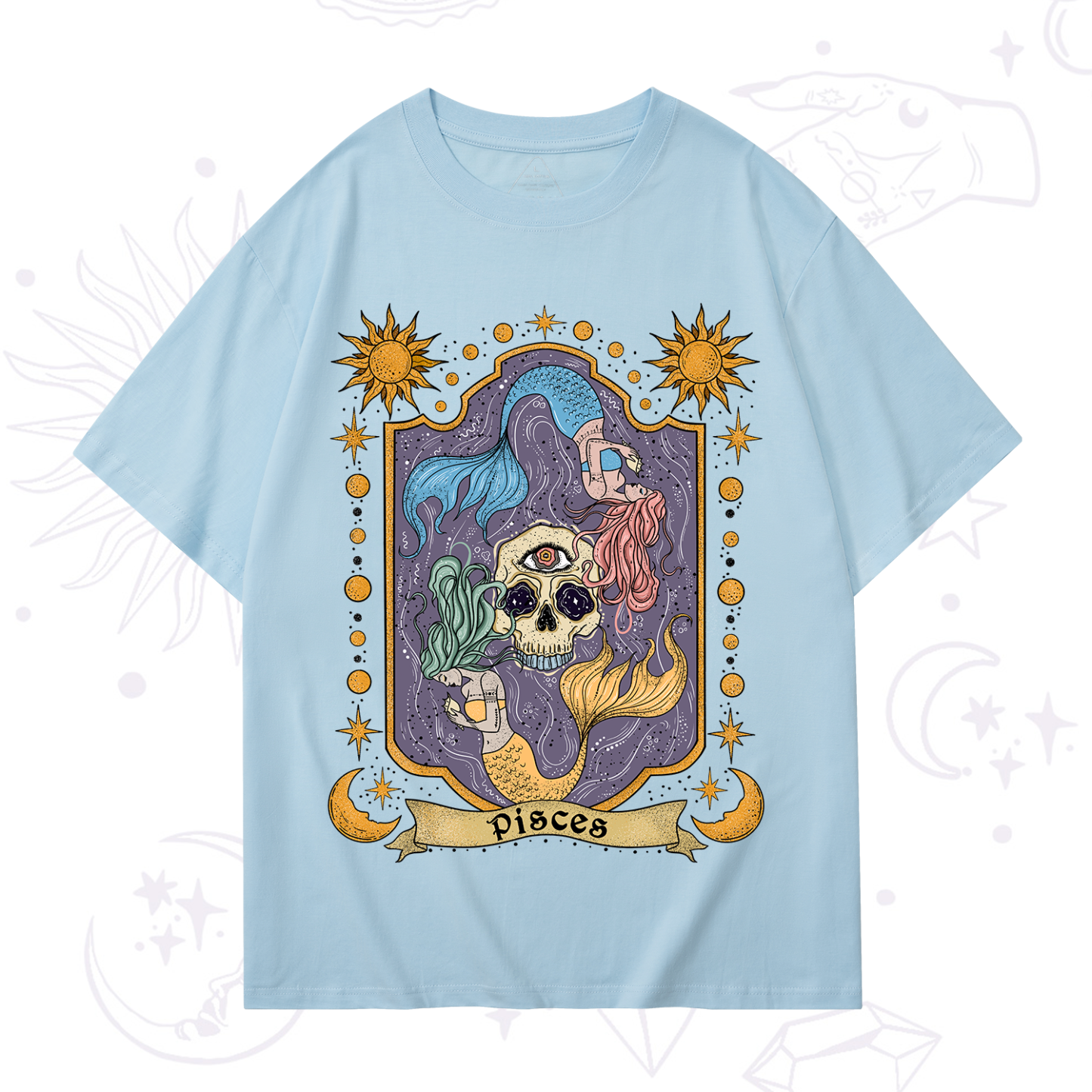 Purplehecate Pisces Zodiac T-Shirt