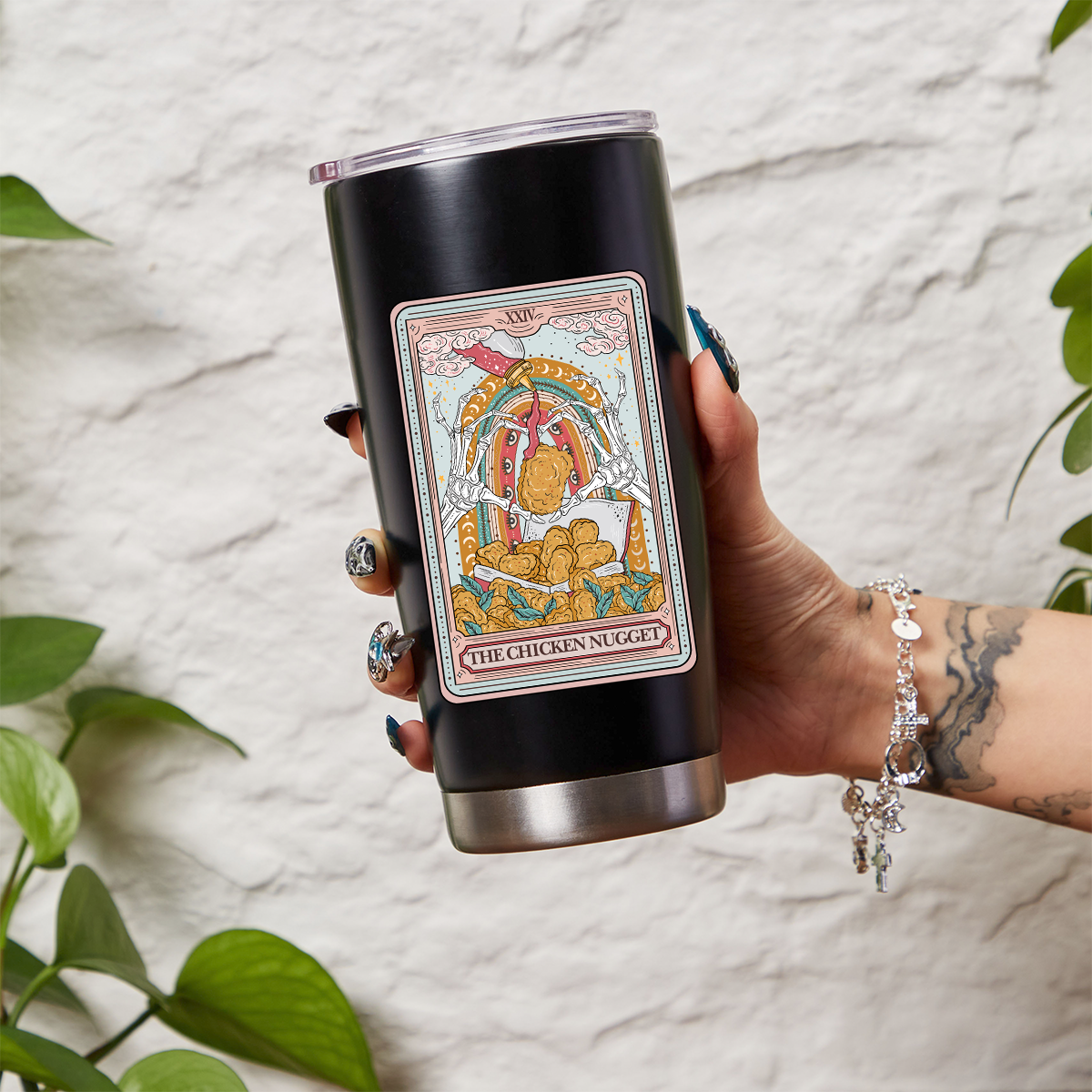Purplehecate The Chicken Nugget Tarot Tumbler