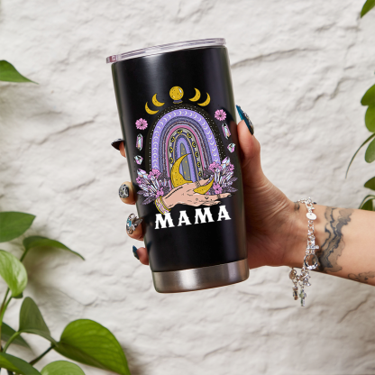 Purplehecate Gothic Mama Rainbow Tumbler