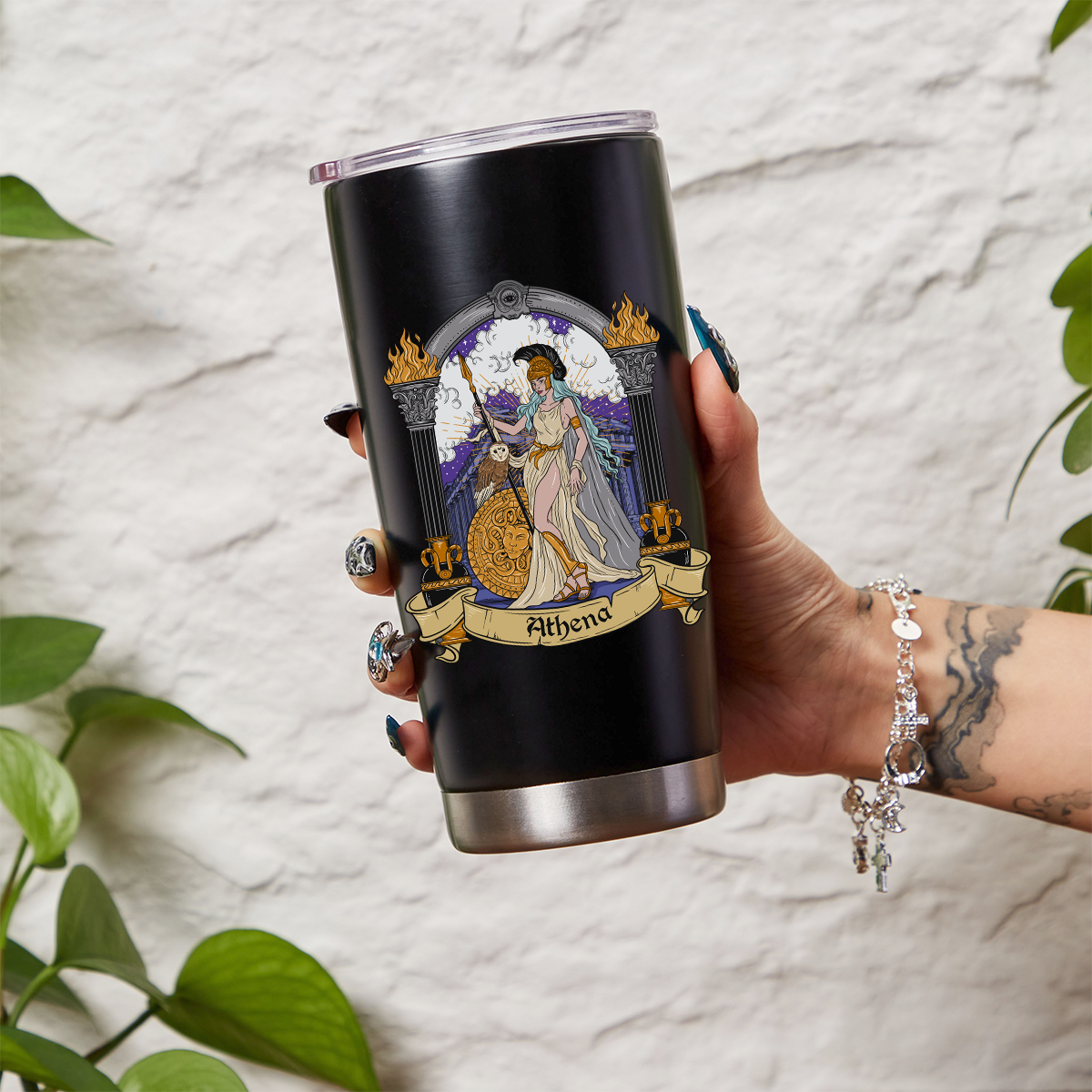Purplehecate The Wise Goddess Athena Tumbler