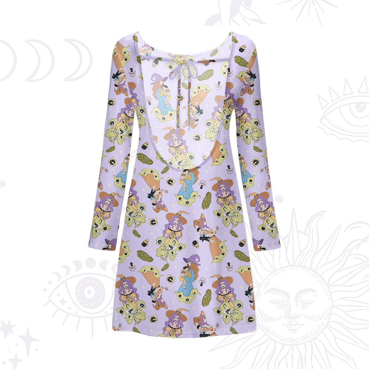 Purplehecate Mom Group Shenanigans Beachwear Cover-Up Dress