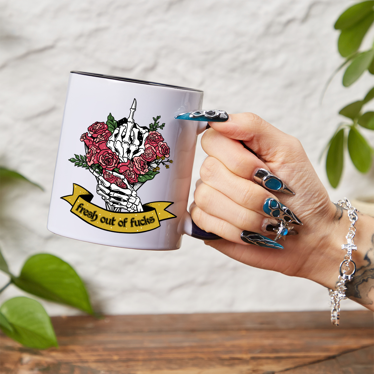 Purplehecate Fresh Out Of Fucks Mug
