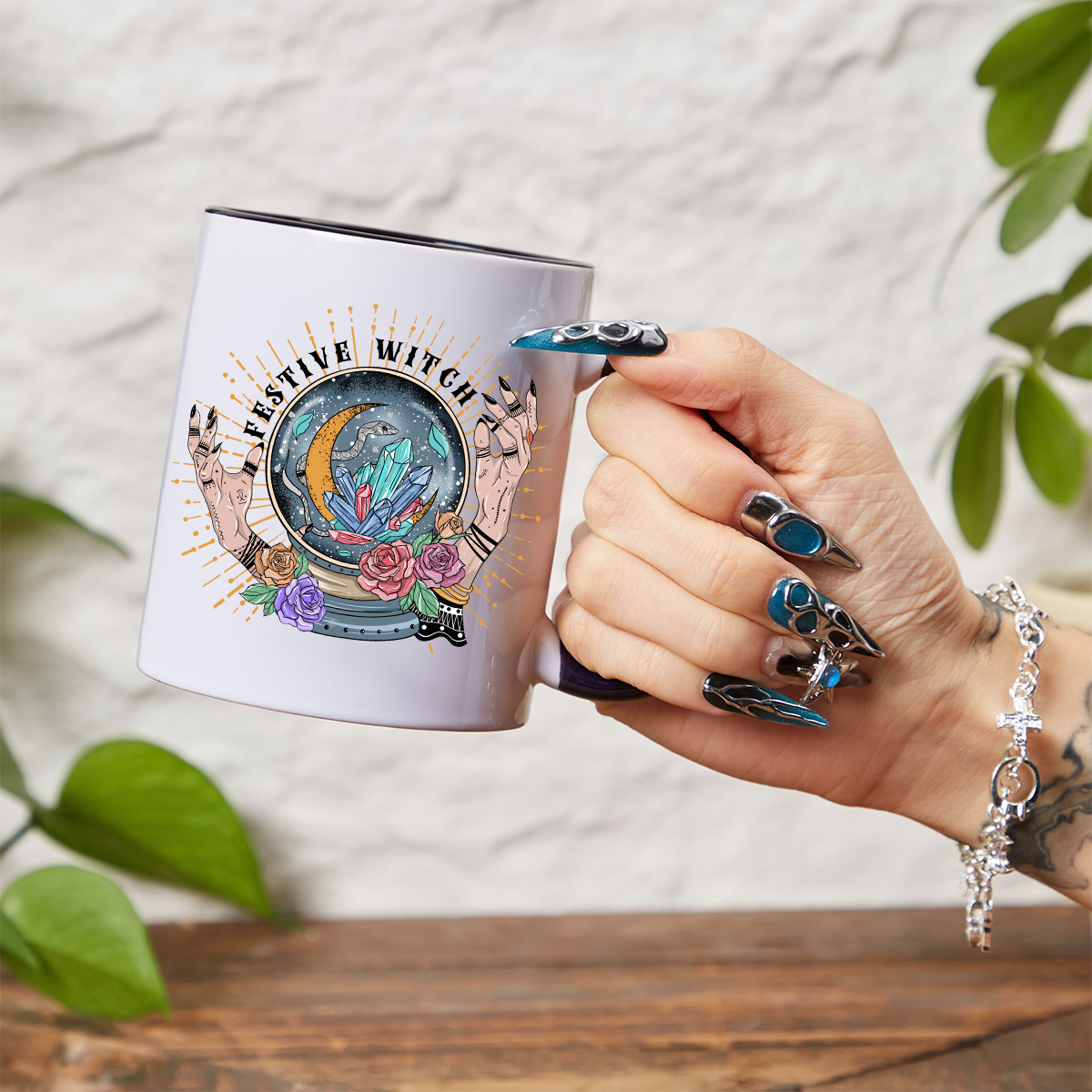 Purplehecate Festive Witch Mug