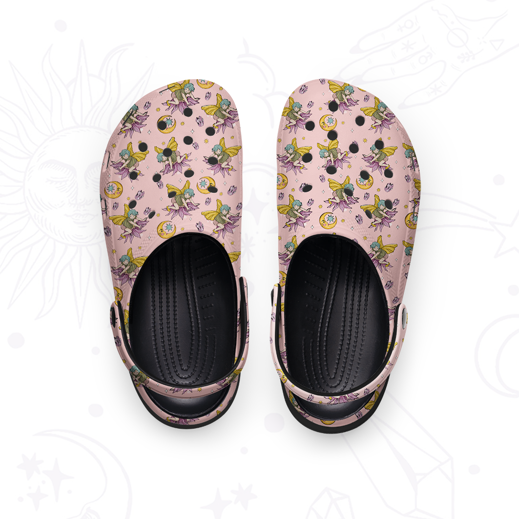 Purplehecate Fairy Dust Rubber Clogs