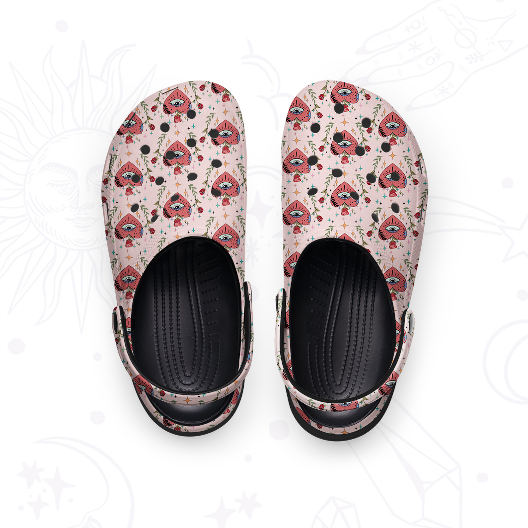 Purplehecate Mystic Eye Rubber Clogs