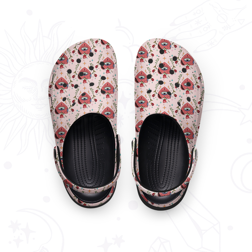 Purplehecate Mystic Eye Rubber Clogs