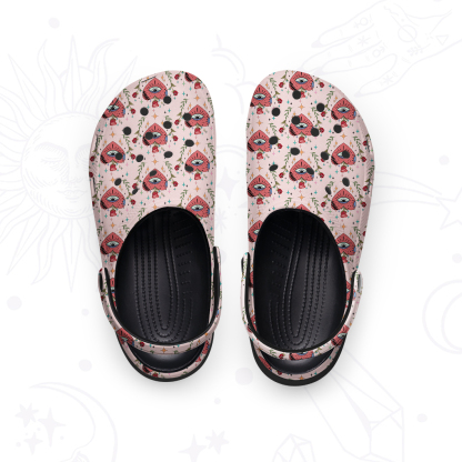 Purplehecate Mystic Eye Rubber Clogs