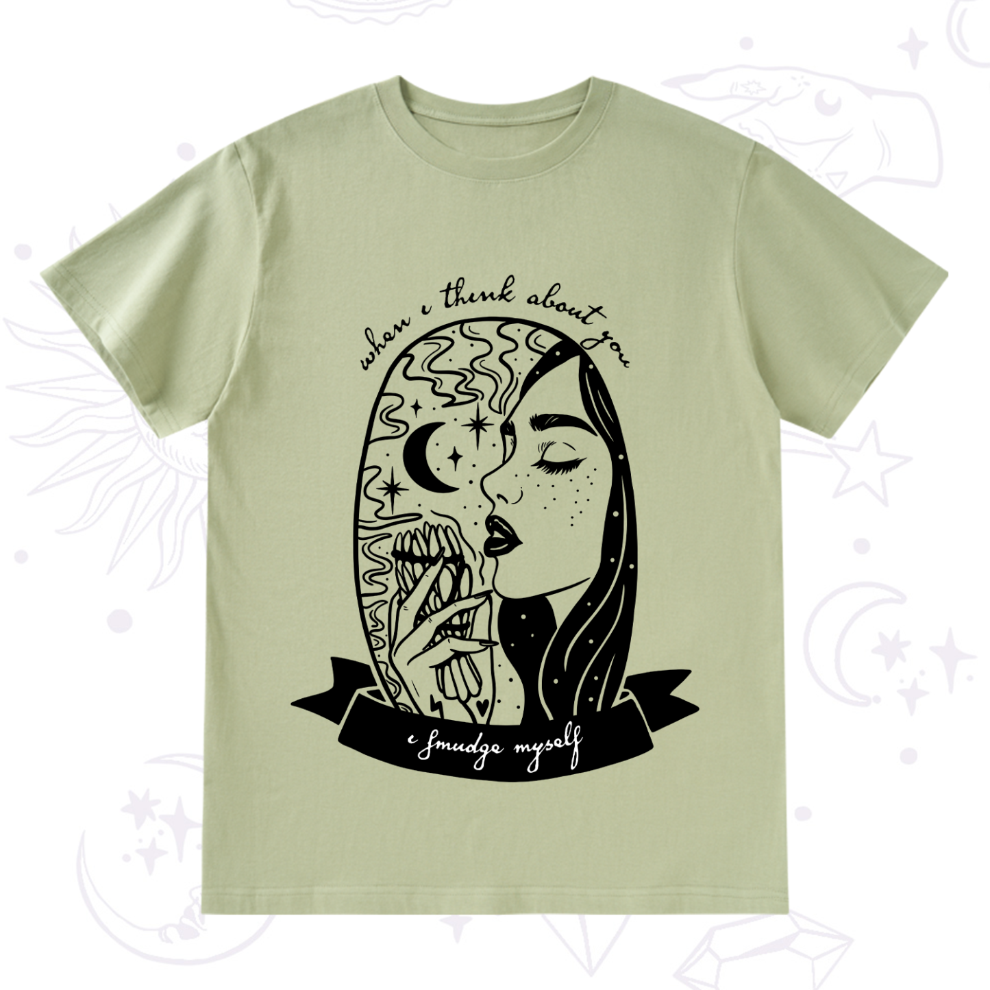 Purplehecate When I Think About You I Smudge Myself T-Shirt