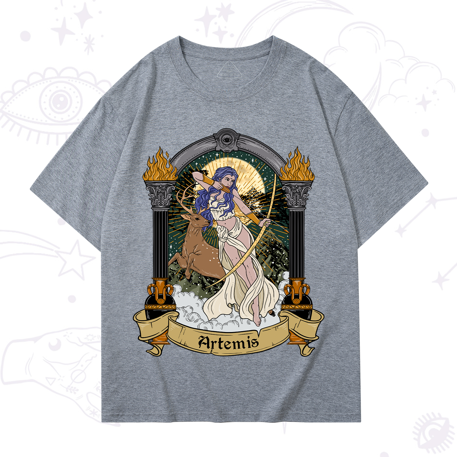 Purplehecate The Huntress Goddess Artemis T-Shirt